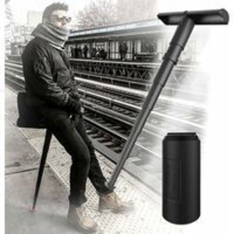 MINKUROW Taburete Plegable Portátil Carga Máxima 200 Kg Taburete Telescópico Ajustable En Altura Para Actividades Al Aire Libre, Viajes, Picnic, Jardín, Barbacoa, Pesca, Senderismo