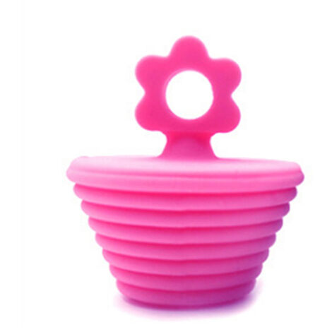 MINKUROW Tappi Per Vasca Da Bagno, 4 Pezzi Tappo Di Scarico Universale, Tappo Di Scarico In Silicone, Tappo Di Scarico Della Cucina, Per Scarichi Del Lavello Della Cucina E Del Bagno, Rosa 5x5.5cm