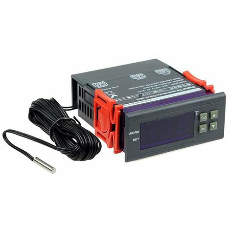 MINKUROW Temperaturregler STC-1000 LCD Display Thermostat mit Sensor 110-220V AC