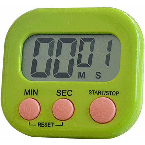 MINKUROW Lcd Digitale Elettronico Timer Da Cucina Timer Digitale Magnetico  Conto Alla Rovescia Sveglia Per Pause