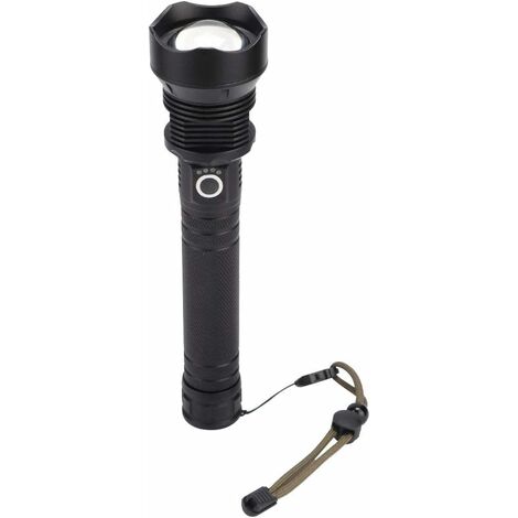 MINKUROW Torcia Ichiias Ricarica Usb Portatile Torcia A Led Impermeabile Durevole Per Escursioni All'aperto