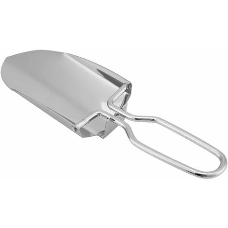 MINKUROW Tragbare Mini-Klappschaufel aus rostfreiem Metall zum Schneeschaufeln, Pflanzen, Angeln und Camping