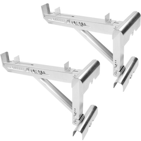 MINKUROW - uds gatos de escalera estabilizador ajustable trípode soporte de carga Kit de soporte de escalera de acero de aleación