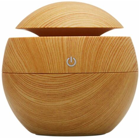 MINKUROW Ultraschall-Aromatherapie-Luftbefeuchter Desktop-LED-Rundluft-Aroma-Diffusor für ätherische Öle