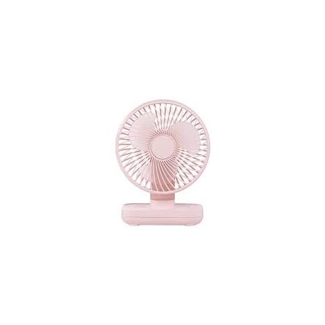 MINKUROW Ventilatore da Scrivania USB, Ventilatore di Circolazione dell'Aria Ricaricabile a 3 Velocità, Dimensioni Compatte, Molto Silenzioso, Regolazione Sinistra e Destra di 180°/Regolazione Su e Gi