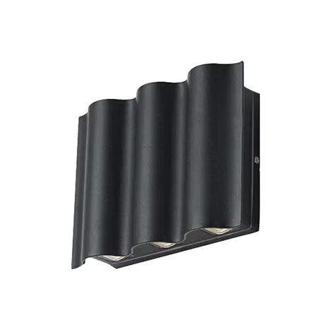 MINKUROW Wandleuchte, 18 W LED-Wandleuchten Außenwandleuchte Aluminium-Wandleuchte Außenwandstrahler für Veranda, Balkon, Garten, Hof, Villa