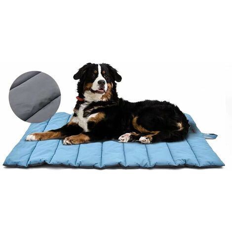 MINKUROW Wasserdichte Hundematte für draußen, waschbares Hundebett, antistatisch, hygienisch, faltbar, große Haustier-Reisedecke 110 x 68 cm