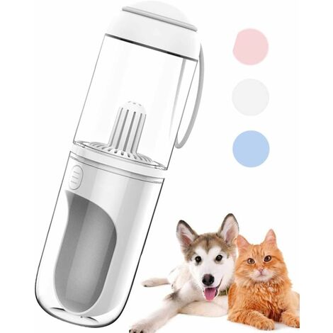 MINKUROW Wasserflasche für Haustiere, tragbarer Wasserspender für Hunde, leichte Wasserflasche für Haustiere (grau)