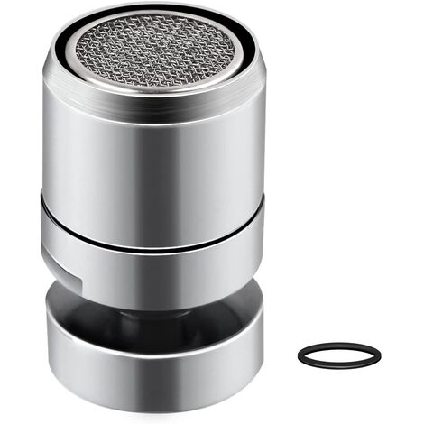 MINKUROW Wasserhahnbelüfter, Wasserhahnfilterbelüfter, Wasserhahnbelüfter, Wasserhahnfilter, 360-Grad-Drehung, Zubehör für Küchen- und Badezimmerarmaturen (3,6 x 2,4 cm)