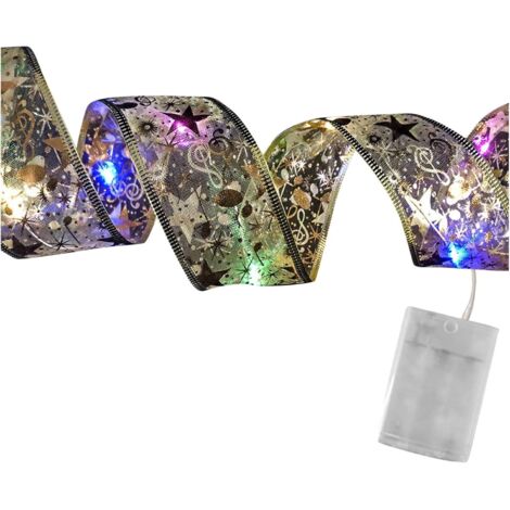 MINKUROW Weihnachtsband Lichterkette Doppelband Lichterkette Doppelband Lichterkette Weihnachtsbaumschmuck Band Pendelleuchten Schaukel Bär Auto Ornament