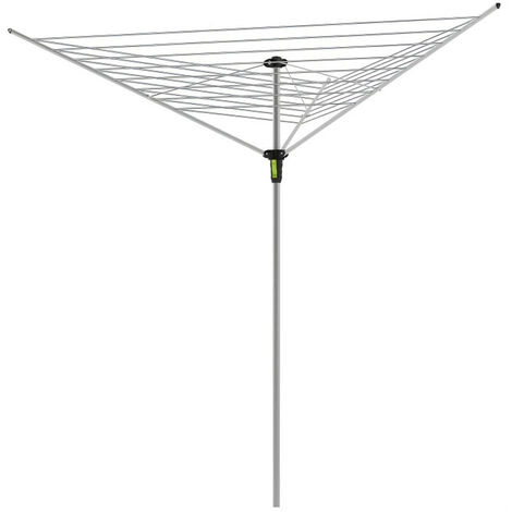 MINKY QQ83591100 Séchoir extérieur en acier aluminisé - 3 bras