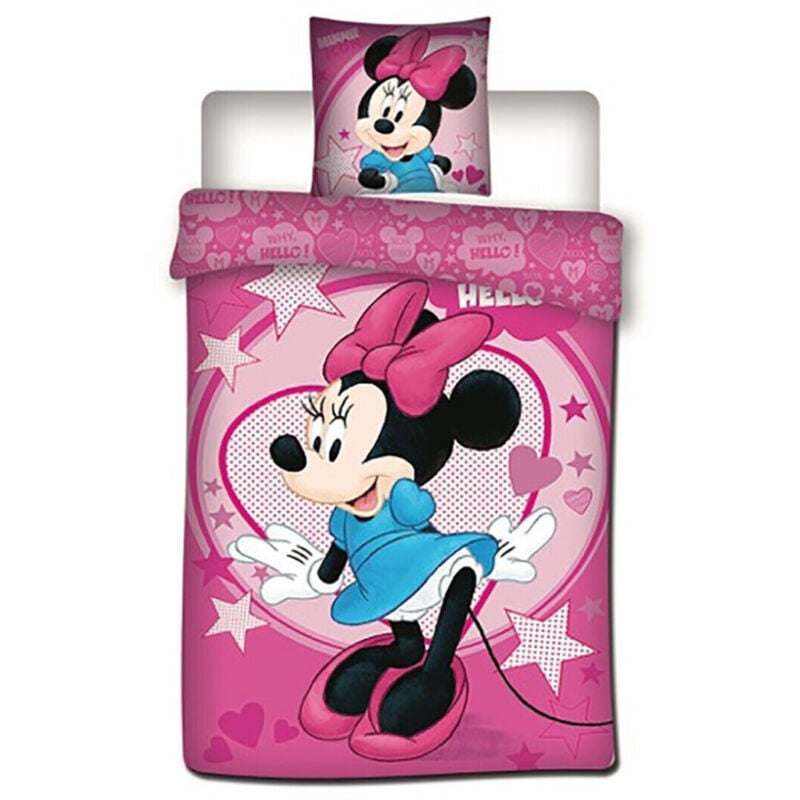Minnie Mouse - Parure de lit simple- Minnie qui danse - 140 cm x 200 cm
