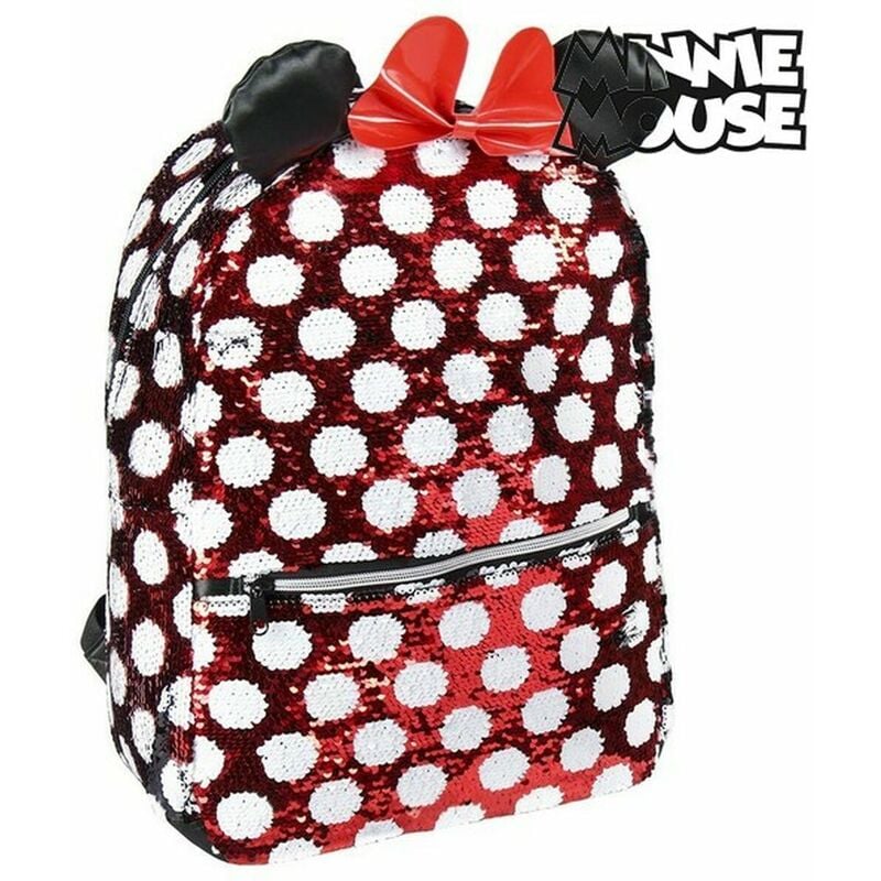 

Minnie Mouse Mochila Escolar Minnie Mouse Lentejuelas Rojo Negro