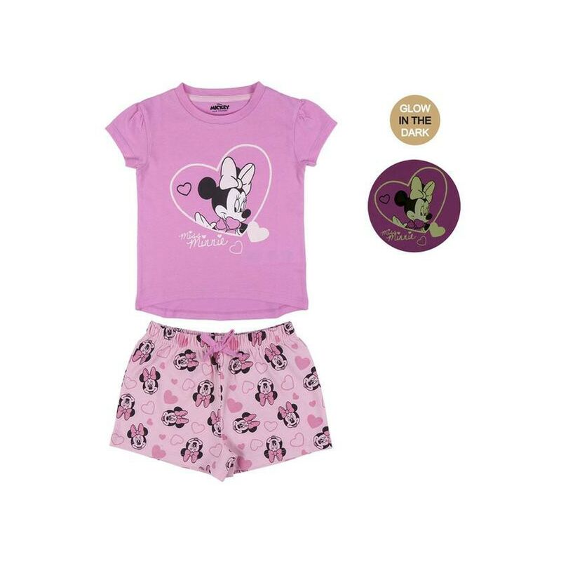 

Pijama Infantil Rosa - Minnie Mouse