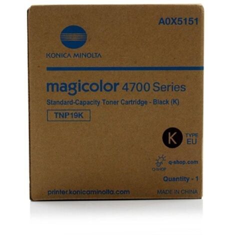 MINOLTA QMS Magic Color 4750 Toner Negro TNP19K