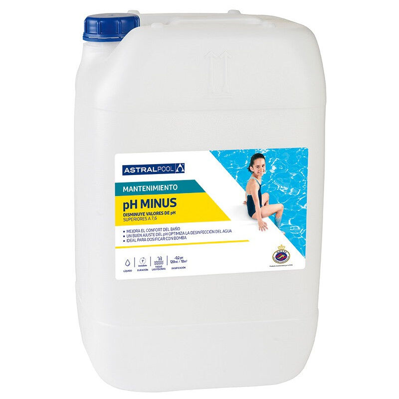 

Minorador pH Minus Líquido 20L. - Astralpool