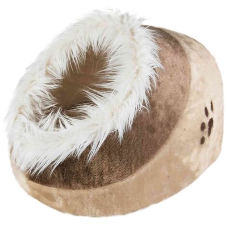 Minou igloo 41x30x50cm: beige/grigio