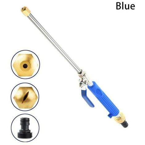 Mintiml – pistolet à eau haute pression pour voiture, outil de nettoyage pour arroser le jardin, Jet 46cm, tuyau de lavage, buse de pulvérisation,Blue
