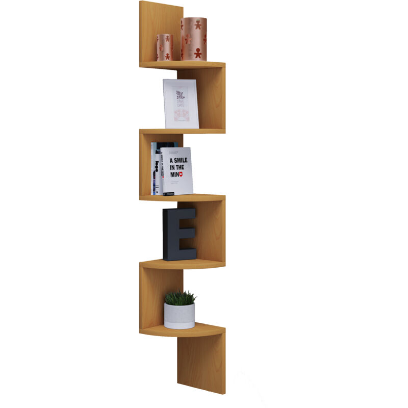 Ebuy24 - Holz Wandregal Deko Eckregal Mintis