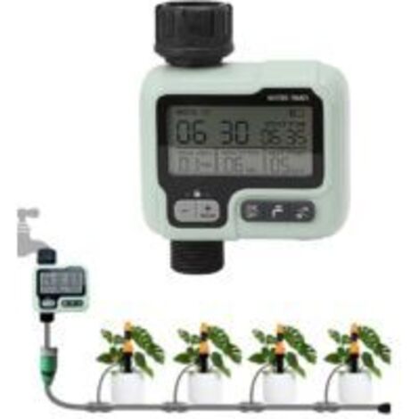 Minuterie arrosage HCT-322 programmable manuel/auto batterie non incluse