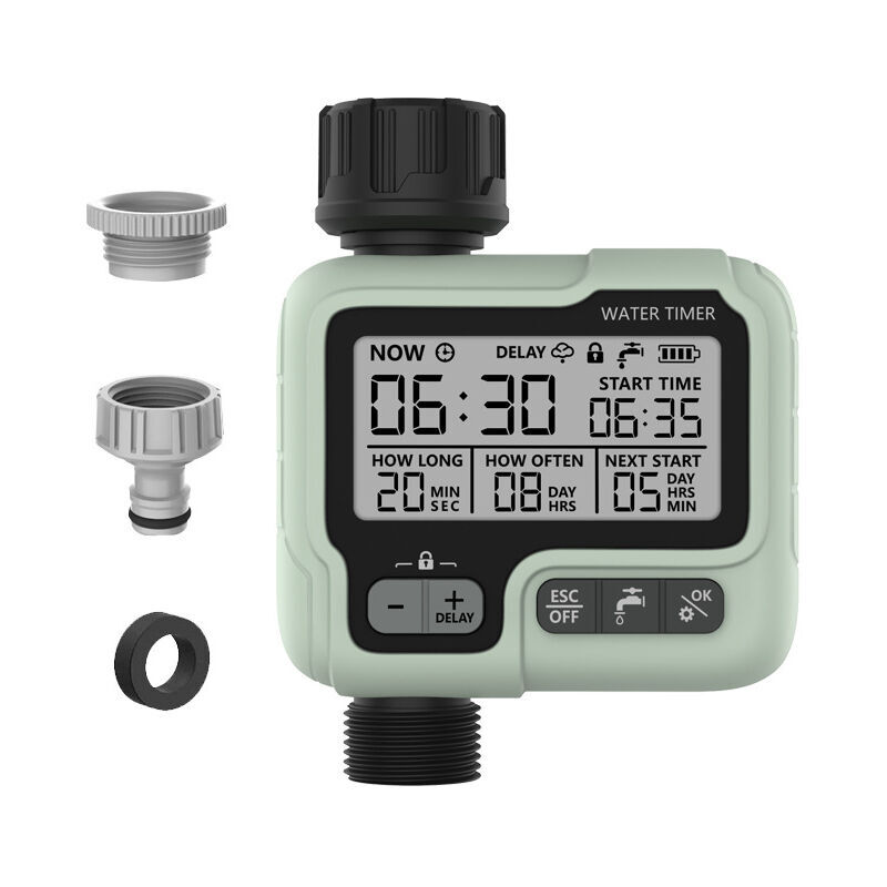 Minuterie D'Arrosage Automatique Minuterie D'Arrosage De Jardin Contrôleur De Robinet Connexion D'Arrosage / Mode De Verrouillage Enfant / Mode