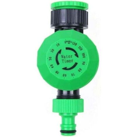 Minuterie d'arrosage pour arrosage automatique de jardin minuterie mécanique et arroseur entre 0 et 120 minutes programmation ultra simple