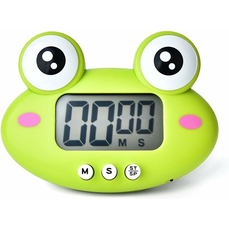 Minuterie de cuisine, minuterie magnétique, minuterie électronique avec alarme et affichage puissants, compte à rebours de 60 minutes, minuterie à