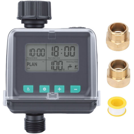 Minuterie de robinet pour tuyau d'arrosage, arroseur d'eau Programmable, système d'irrigation goutte-à-goutte automatique pour pelouse, 1 sortie