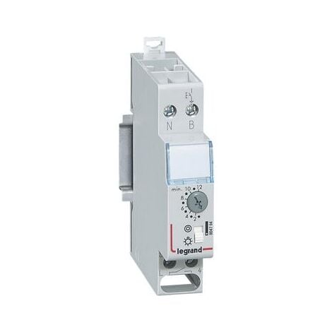 Minuterie modulaire multifonction 230V 50Hz et 60Hz - sortie 16A 250V - 1 module - 04704 - LEGRAND
