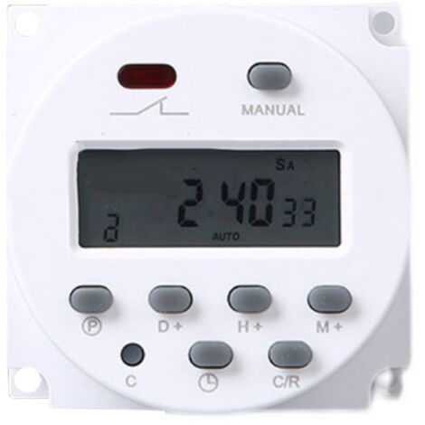 Minuterie numérique, 17 groupes de synchronisation, haute précision, Anti-interférence, micro-ordinateur, relais de temps 220V