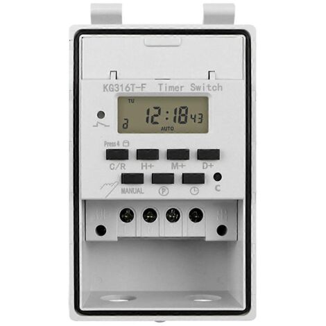 Minuterie numérique automatique à relais programmable --