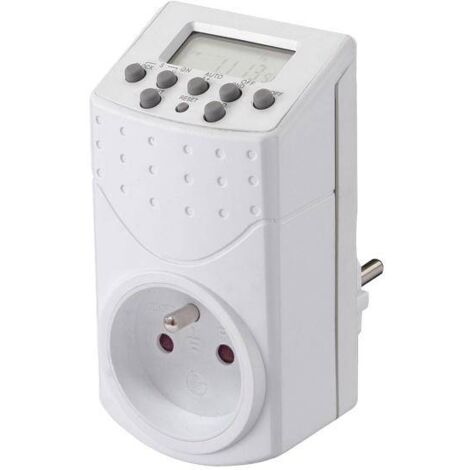 Minuterie numérique hebdomadaire 1800W – Programmation jusqu'à 140 cycles – Indice de protection IP20 – EMT757F – GAO