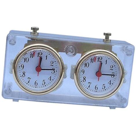 Minuterie numérique portable mécanique analogique pour entraînement aux échecs chinois Horloge analogique Minuterie d'échecs