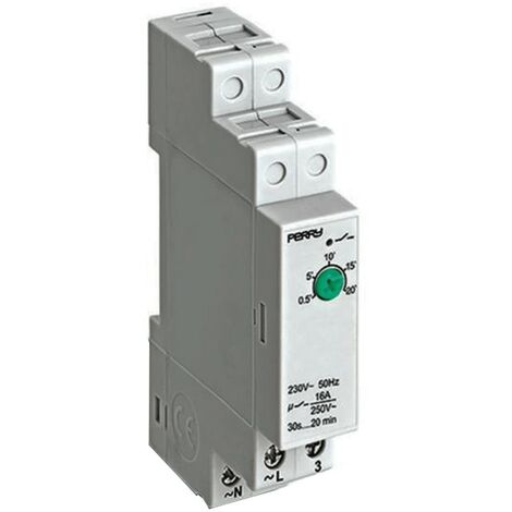 Minuterie d'escalier modulaire 0.5 à 20minutes 16A électronique 3 ou 4 fils  DIGITAL ELECTRIC