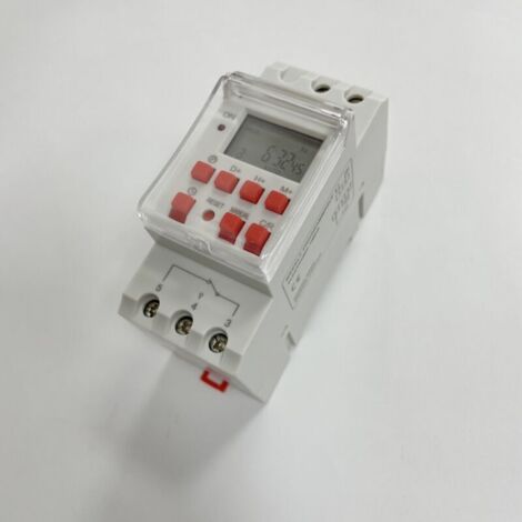Minuterie programmable THC30S 30A, affichage numérique, réglage des secondes
