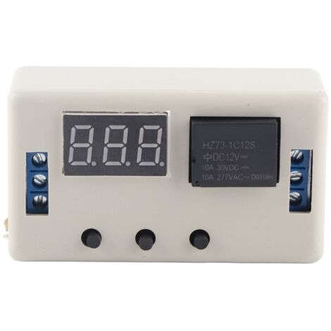 Minuterie Relais 12V LED Réglable pour Automatisation et Contrôle de Module