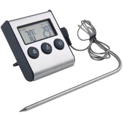Minuteur, alarme, thermomètre de cuisine pour aliments frits, thermomètre à lait-AquaForge