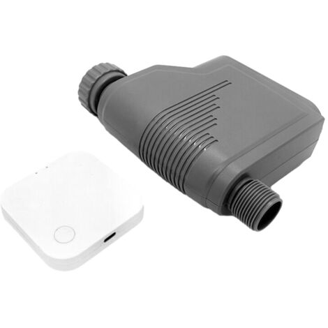Minuteur arrosage WiFi 2.4GHz avec télécommande intelligente, système irrigation auto compatible Tmall Genie et Google, commande vocale, pour jardin cour