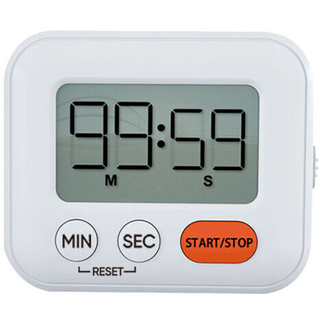 Minuteur Cuisine Minuteur Enfant, Time Timer avec Interrupteur d'alimentation, Adaptée à Diverses Occasions Telles que Cuisine, Pâtisserie, Sport, Examens, Jeux, etc