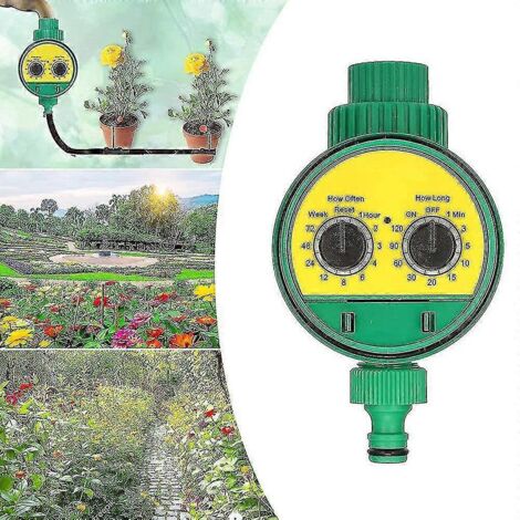 Minuteur d'arrosage automatique, programmateur numérique intelligent pour robinet d'arrosage, contrôleur de système d'irrigation pour jardin et pelouse.-AquaForge