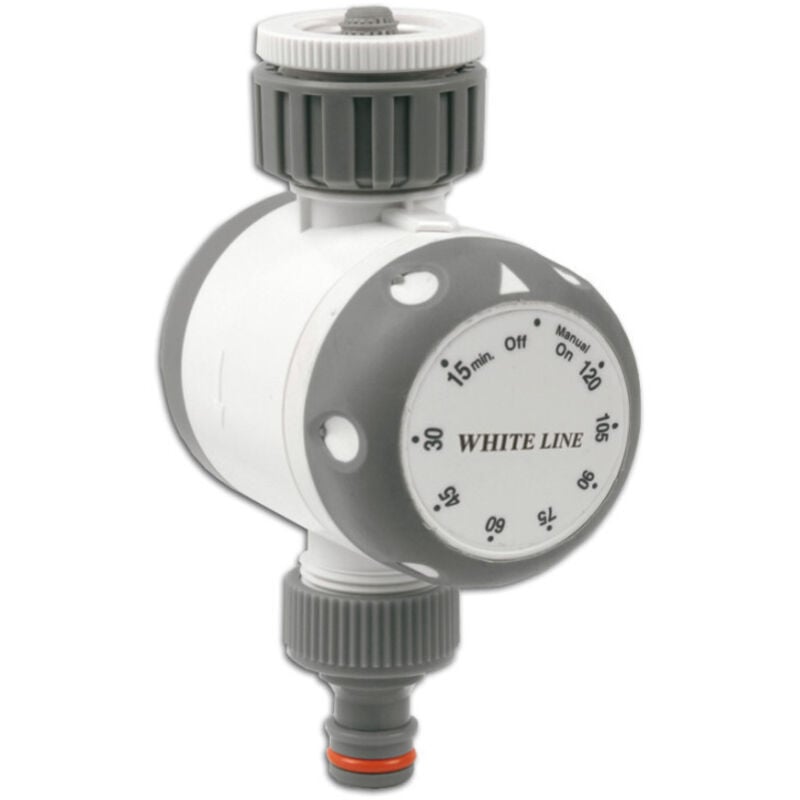 Minuteur d'arrosage mécanique white line 120 min
