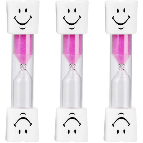 Minuteur de brossage, sablier dentaire de 3 minutes pour enfants, sablier de brossage des dents