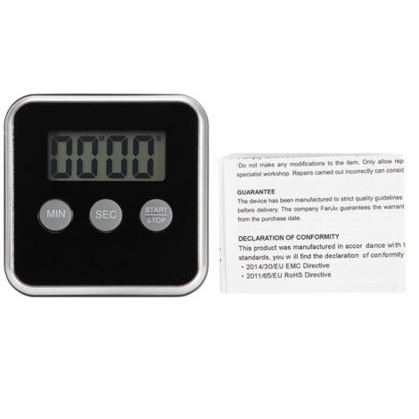 Minuteur de Cuisine Magnétique avec Alarme Forte et Compte à Rebours