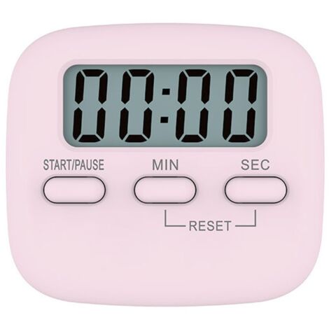 Minuteur de cuisine numérique, minuteur à œufs magnétique, horloge de cuisine numérique, réveil de cuisine aigu, minuteur court avec écran LCD, idéal pour cuisiner, pâtisser, faire de l'exercice et ét