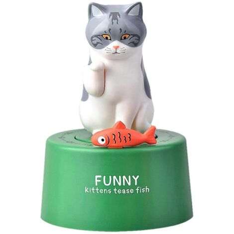 Minuteur de cuisine pour chat, minuteur mécanique pour la cuisine, vert--