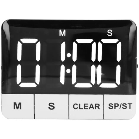 Minuteur de Cuisson Magnétique LED avec Compte à Rebours pour Cuisine et Préparation