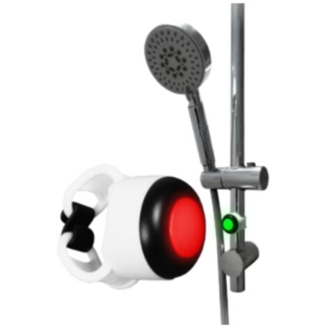 Minuteur de douche LED 3-6-9-12 mn – Changement de couleur pour économies d'eau – Résistant aux projections d'eau – Installation facile – Ecosavers