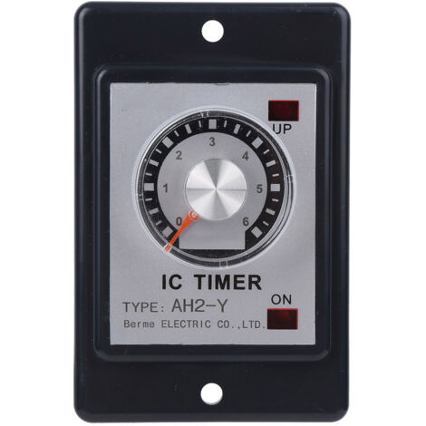 Minuteur électronique à relais AH2-Y 6S 220V, temporisateur programmable avec retard pour contrôle automatique