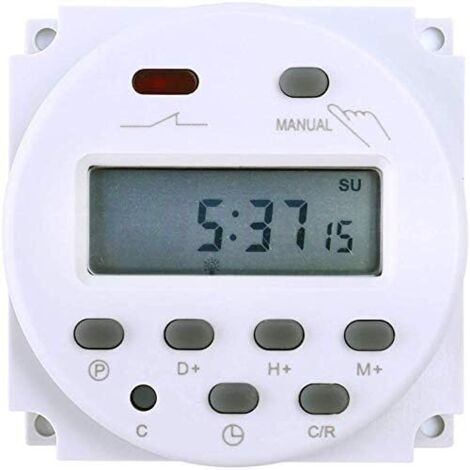Minuteur électronique DC12V 16A 17 programmes Écran LCD programmable-Fei Yu
