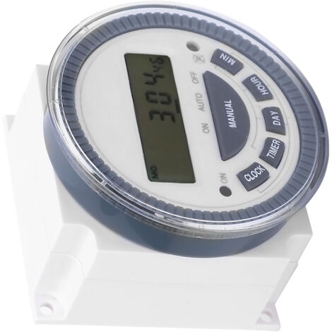 Minuteur Électronique LCD TM619H‑2 pour Contrôle Temporel 12V DC/AC avec Affichage Numérique